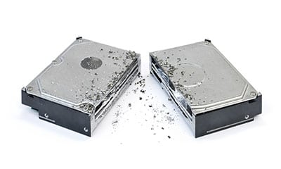 halved hard disk drive