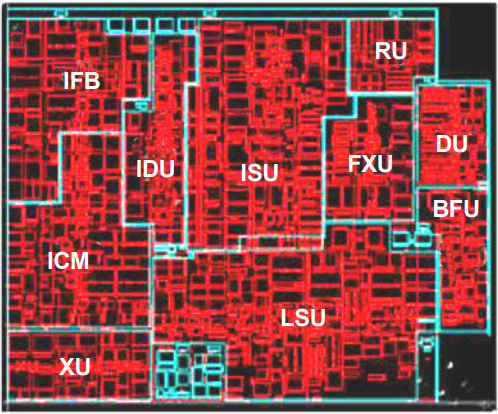 Schematic of IBM z114 processor