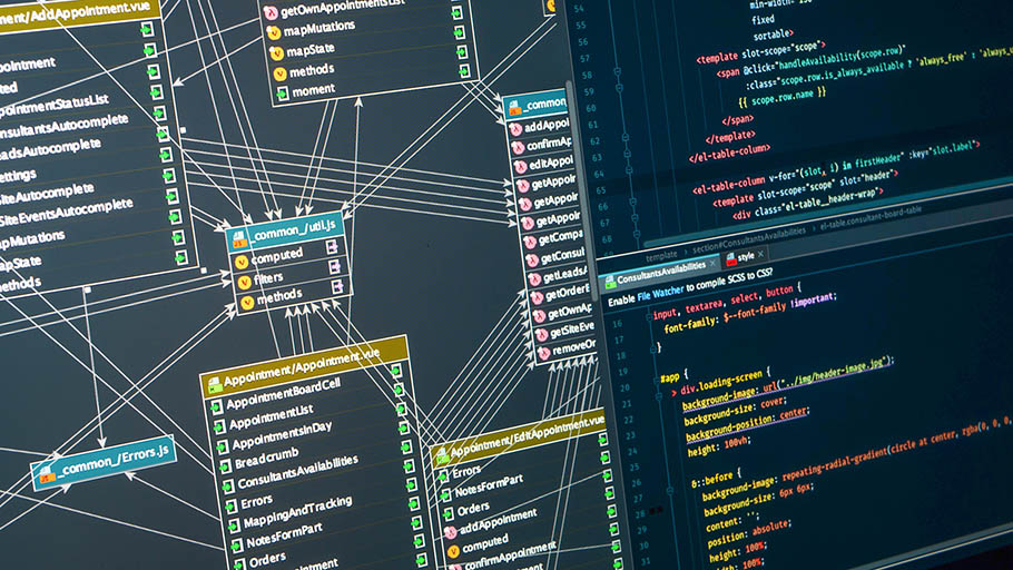 Back-end project architecture development. Database diagram, mar